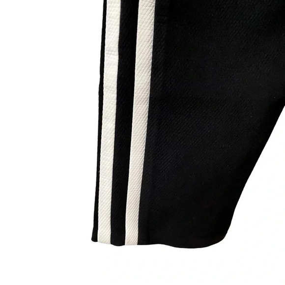Maje Black Striped Track Pants Size Small | Parisian Chic Athleisure Luxe - Picture 8 of 13